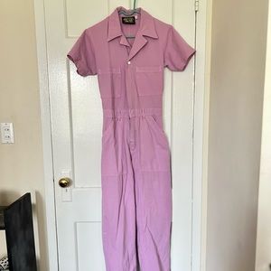 Big bud press lilac short sleeve jumpsuit, rare